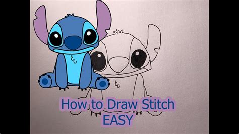 How To Draw Stitch Easy Drawing Tutorials Youtube