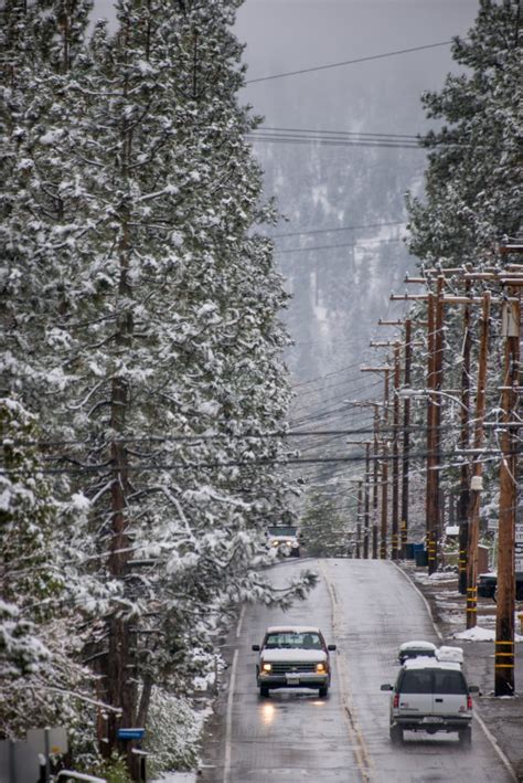 Storm Brings Snow Chain Control To San Bernardino Mountains San