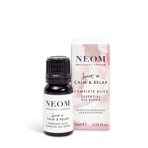 Neom Complete Bliss Essential Oil Blend Plaisirs Wellbeing And Lifestyle Products Gifts