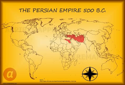 The Persian Empire 500 Bc By Aspiremapper
