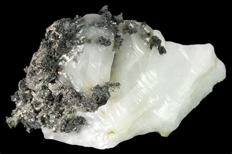 225 Native Silver Formation In Calcite Morocco For