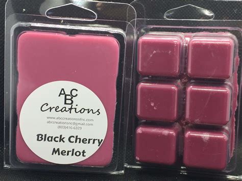 Black Cherry Merlot Soy Wax Melt Abc Creations Of Nc