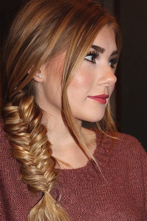 Casual Weekend Hair A Messy Fishtail Side Braid Sand Sun And Messy