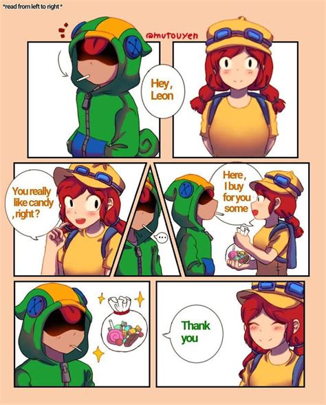 After hitting a target, the orb bounces at the next target in range, hitting up to three enemies. Leon x Jessie comic | Brawl Stars Amino in 2020 | Brawl ...