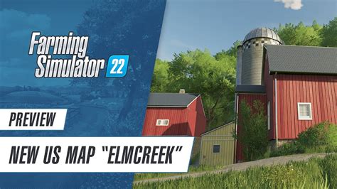 Видео Elmcreek Preview New Us Map In Farming Simulator 22 Farming Simulator 22