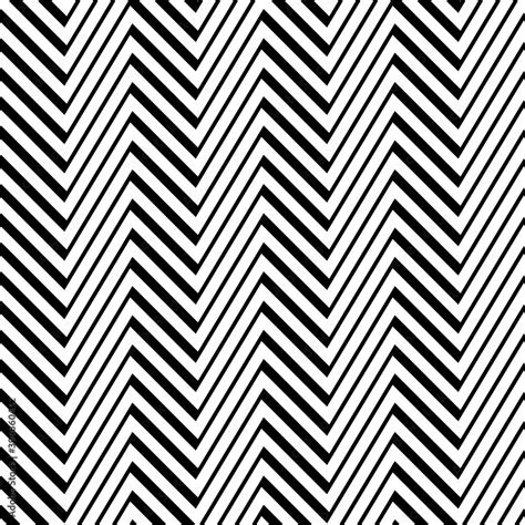 Zigzag Lines Seamless Pattern Angled Jagged Stripes Ornament Linear