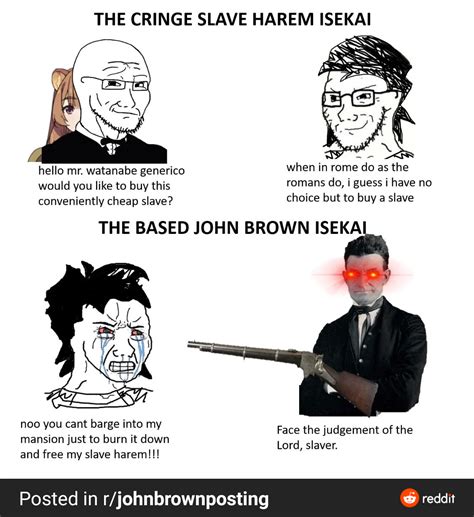 The Chad Jhon Brown Vs The Virgin Guy From That One With The Shield R