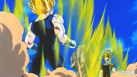 Ssj2 Goku And Majin Vegeta Power Up [2khd] Youtube