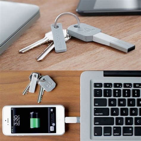 Kii Iphone Keychain Charger By Bluelounge Iphone Gadgets Cool Gadgets