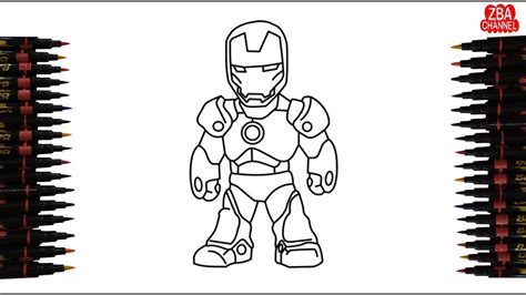 Detail Sketsa Gambar Iron Man Koleksi Nomer 38