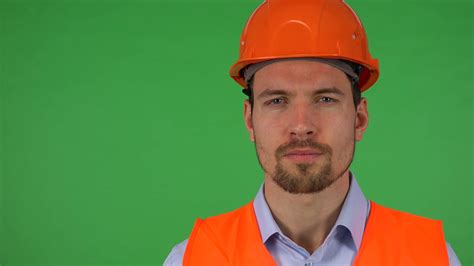 A Young Handsome Construction Worker Talks Stock Footage Sbv 337176800