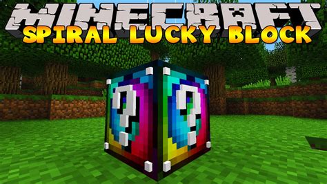 Minecraft Amazing New Spiral Lucky Blocks Youtube