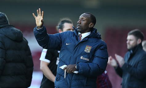 Jimmy Floyd Hasselbaink Happy With Glanford Park Point News