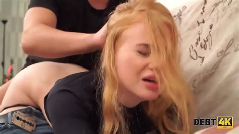 Debt4kand Perfectly Looking Ginger Gets Rid Of Debts After Hot Sex