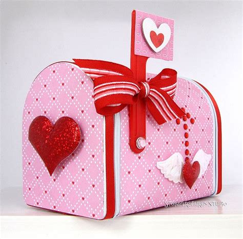 Mini Mailbox Valentines Card Holder Valentines Day Cards Handmade