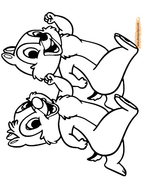 Chip And Dale Coloring Pages 2