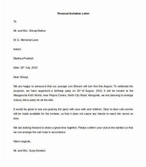 Personal Letter Format Template Fresh 44 Personal Letter Templates Pdf Doc