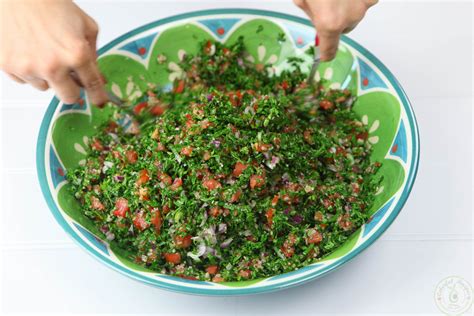 Fresh And Light Authentic Lebanese Tabbouleh Colorful Recipes Recipe