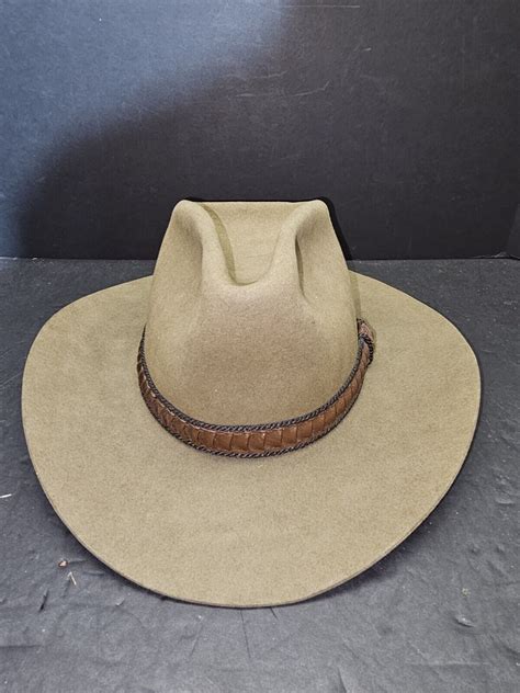 Vintage Stetson Stampede Cowboy Western Hat 4x Beaver Gem