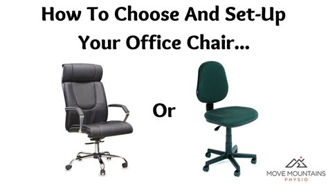 How To Choose And Set Up Your Office Chair Youtube