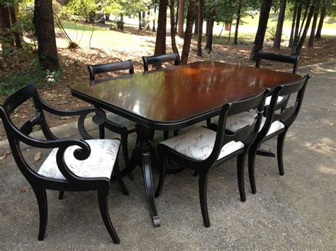 Contemporary dining sets offer the opportunity for making lunch or dinner into more than just a. Beautiful Duncan Phyfe dinning table and 6 chairs in 2020 ...