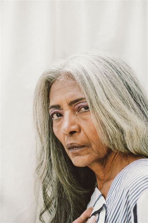 At 67 Years Old Joani Johnson Is Not Your Typical Model Long Hair