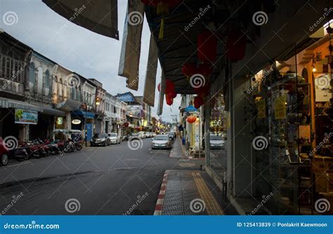 Old Town In Phuket Island Thailand Editorial Stock Image Image Of