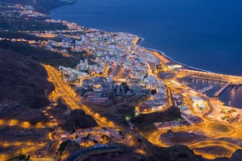 Cityscape Of Santa Cruz La Palma Stock Image Image Of Depth