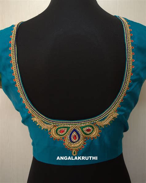 Pin On Maggam Work Blouse Designs