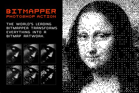 Bitmapper Photoshop Action Convert Image To Bitmap Design Cuts