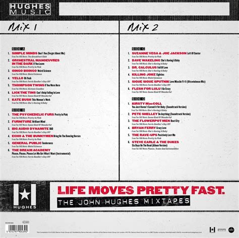 Life Moves Pretty Fast The John Hughes Mixtapes 2lp Vinyl 12