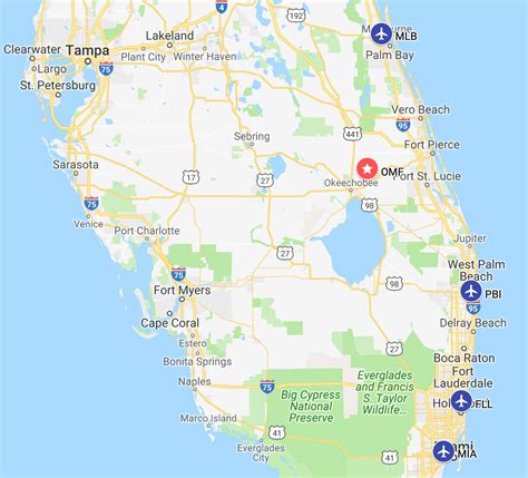 Map Of Florida Cities And Airports United States Map Sexiz Pix