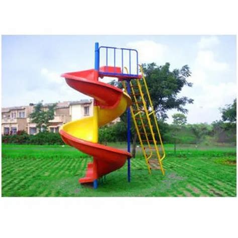 Out Door Playground Equipment Frp Spiral Slide Age Group 5 20 At Rs