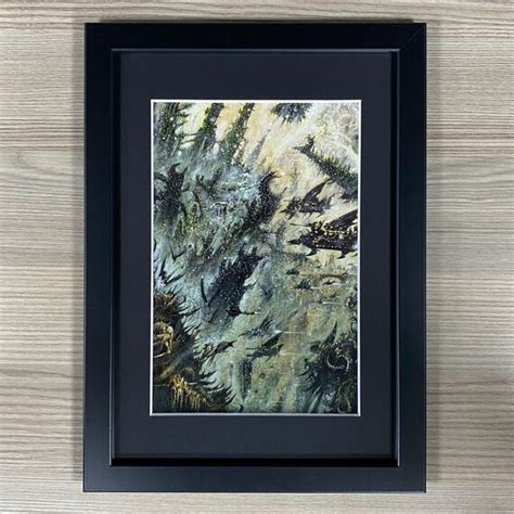 Dark Eldar Drukhari Framed Art John Blanche Raider Ravager Etsy