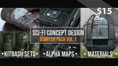 Artstation Sci Fi Concept Design Starter Pack Vol 1 Resources