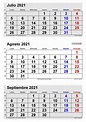 Calendario agosto 2021 en Word, Excel y PDF - Calendarpedia