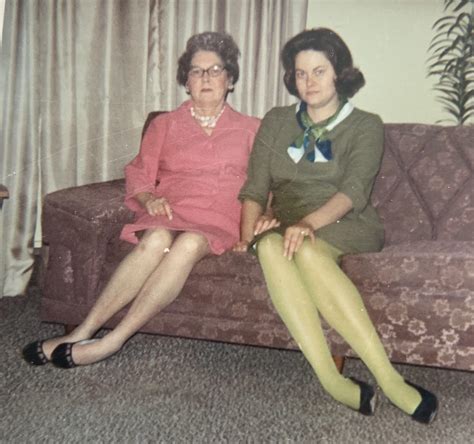 My Mom And Her Mom Sitting Prim And Proper In 1963 R Thewaywewere
