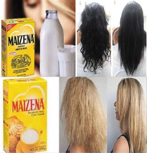 √ Alisamento Natural Com Maizena Leite E Açúcar Cachos E Outras Ondas