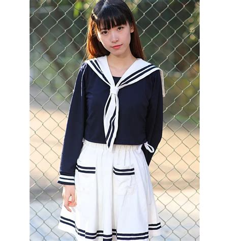 New Arrival School Girl Uniforms Long Sleeve Coatdress 2pcs Sets