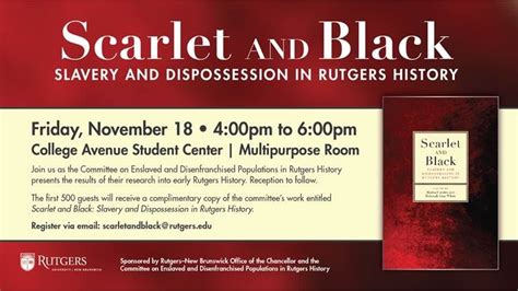 Video Scarlet And Black Event—presenting Our Findings About Slavery And Dispossession In