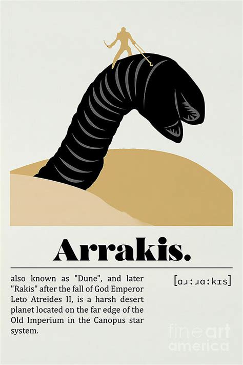 Arrakis Poster Movie Printtee Digital Art By Kyung Chee Fine Art America