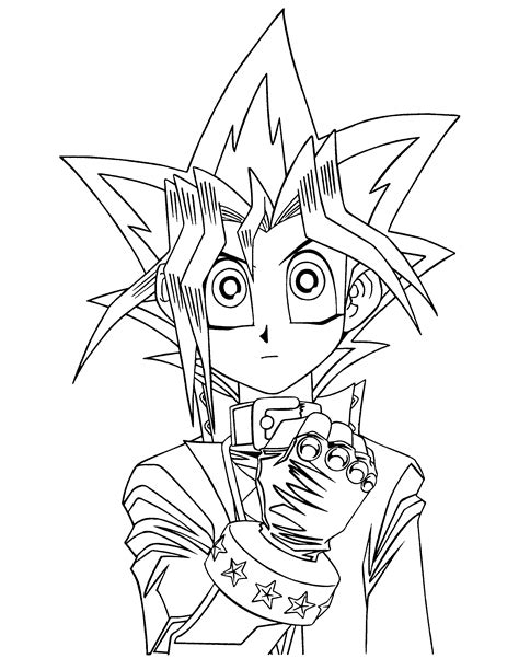 Coloring Page Yu Gi Oh Coloring Pages 106