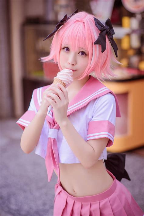 X Px Free Download HD Wallpaper Cosplay Asian Pink Hair Dyed Hair Fate Grand