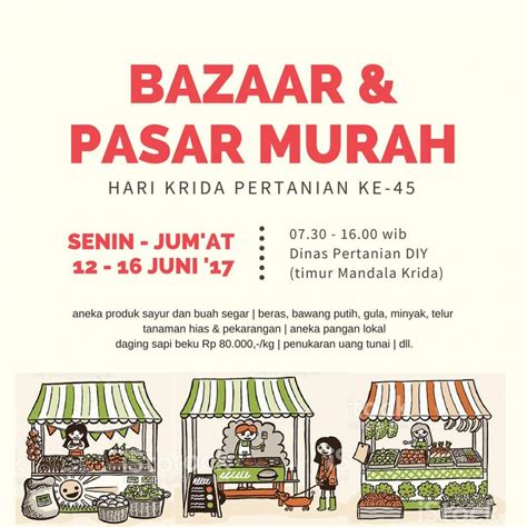 Bazaar Dan Pasar Murah Hari Krida Pertanian Ke 45