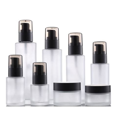Below you'll find a variety of colors, shapes and sizes that are sure to make your cosmetic or personal care product look its best. Cosmetic Packaging Clear Matte Flat Shoulder Glass Bottle ...