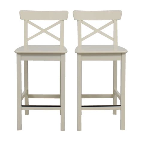 It will make a big impact and all you will need is a learn more! 63% OFF - IKEA IKEA White Bar Stools / Chairs