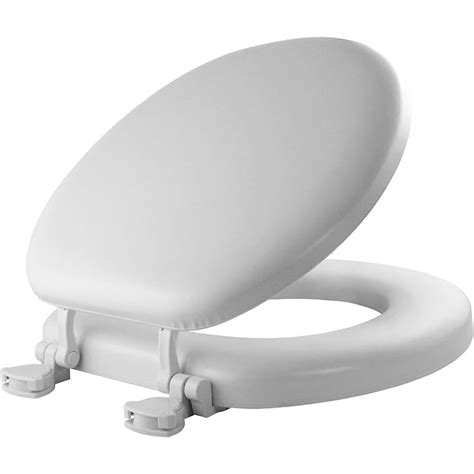 Mayfair By Bemis White Round Toilet Seat In The Toilet Seats Department