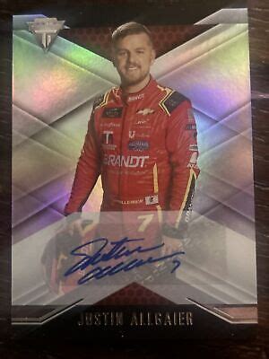 AUTO 2022 Panini Chronicles NASCAR Racing Titanium 3 Justin Allgaier