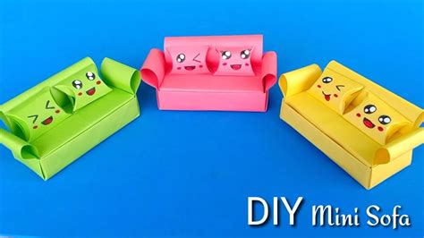 How To Make A Paper Sofa Without Glue