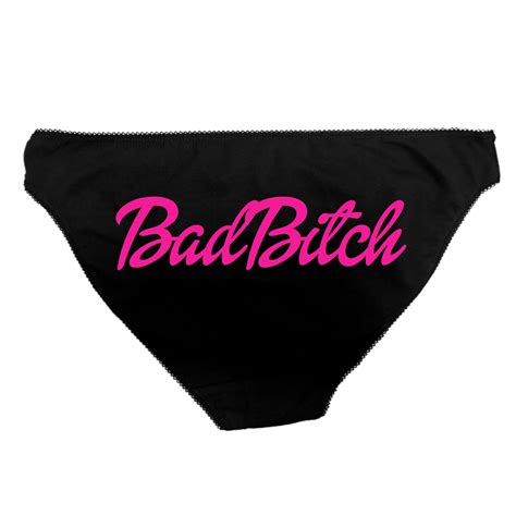 Bad Bitch Set Knickers Vest Cami Thong Shorts BDSM Bondage Etsy UK
